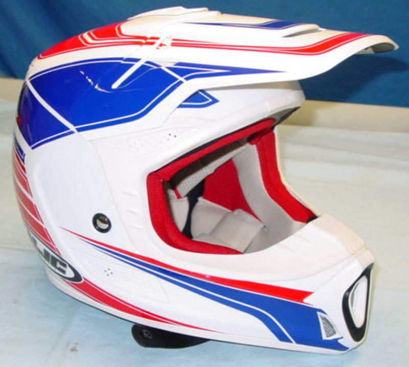 Hjc spx helmet - red, white & blue size x large