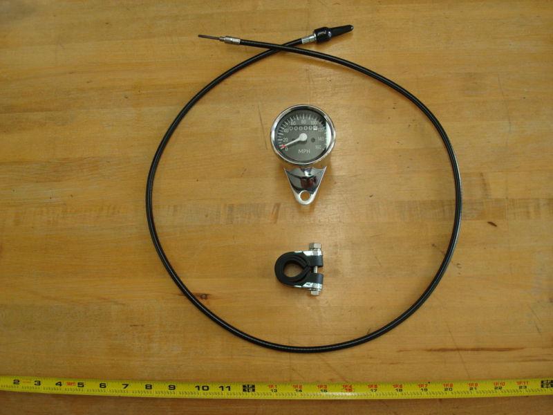 Speedo kit w/mini gauge for harley daivdson w/2:1 ratio