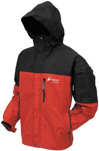 Frogg toggs toadrage rain jacket red black l/large nt6601-110lg