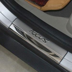 Stainless steel door sill 4pcs kit fit ford focus 2012 2013