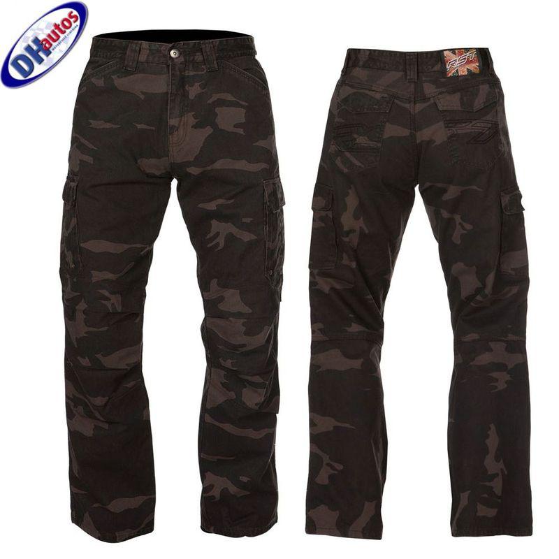 Rst kevlar cargo camo motorcycle armoured jeans