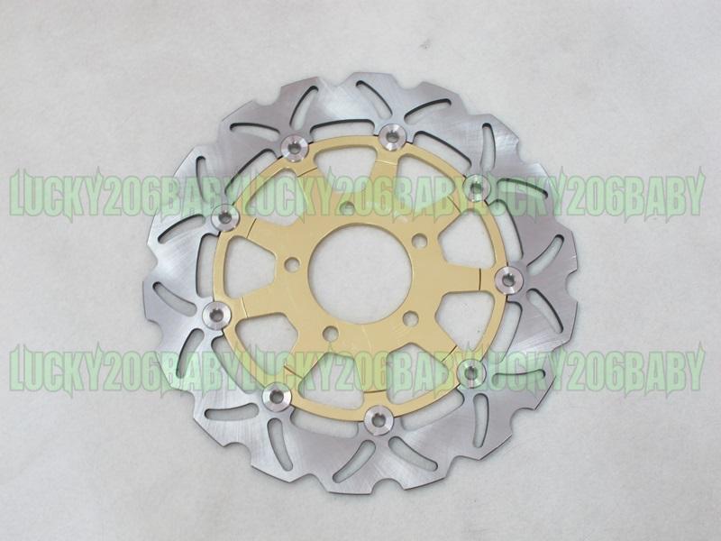 Front brake rotor for suzuki gsx750f gsx 750 f 04 05 vlr1800r gd gold