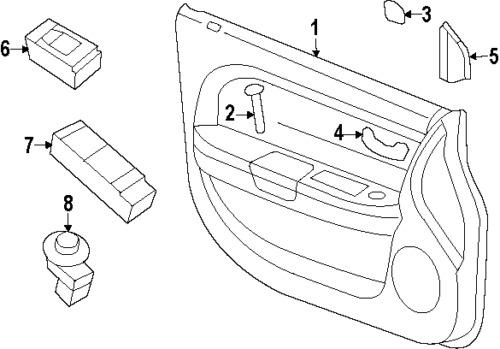 Chrysler 4602781aa genuine oem factory original window switch