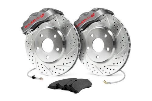 Baer 4301299s chevy trailblazer pro front drilled slotted brake system