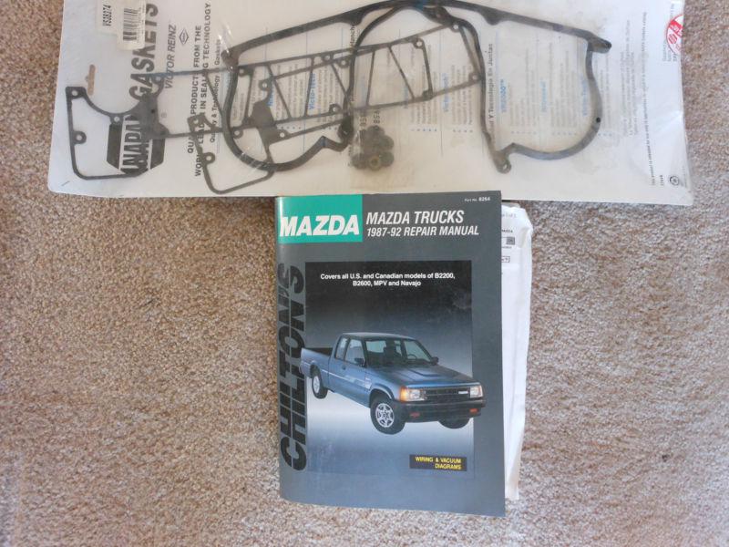 Mazda truck maintenance manual for 1987-1992 and gaskets