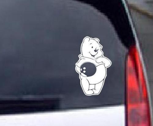 Poo bear winnie the poo car window sticker decal