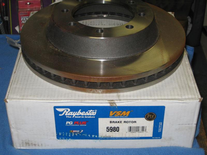 Raybestos 5980 front disc brake rotor chevy gmx workhorse fastrack c3500 p35