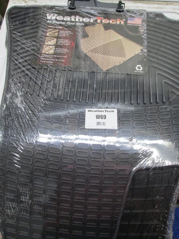 Weather tech all-weather front floor mats (model w69)