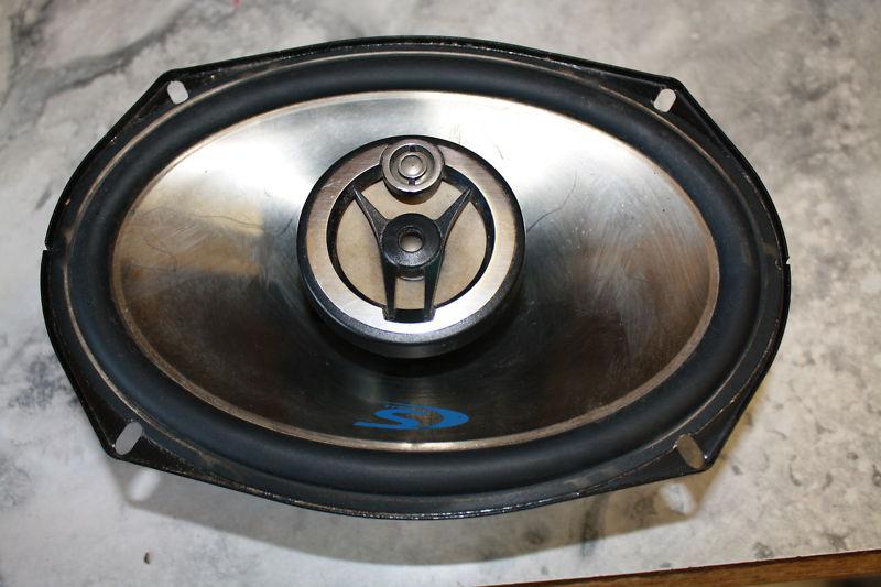 Used alpine sps-690a coaxial 3 way speaker system