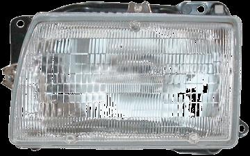 88-93 ford festiva headlight clear headlamp assembly front driver side left lh