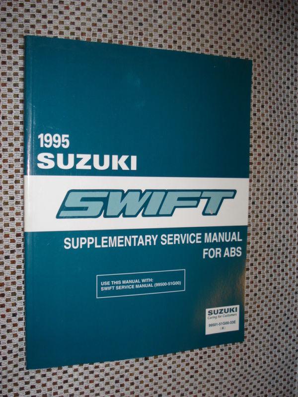 1995 suzuki swift abs supplement service manual shop nr