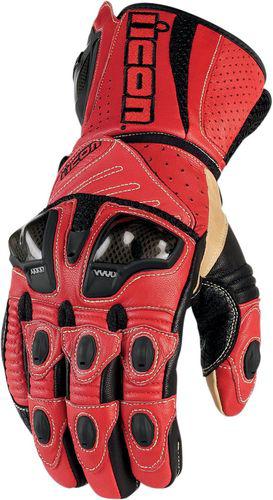 *fast shipping* 2013 icon overlord long glove (red) motorcycle gloves