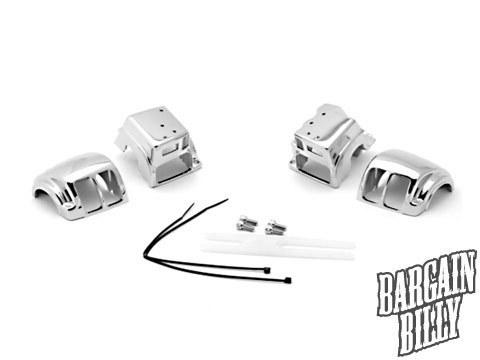 Harley davidson chrome switch housing cover electra glide flhtcu road glide king