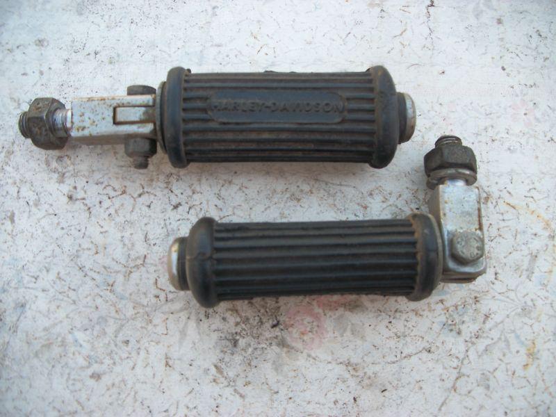 1973 harley davidson  sprint passenger foot peg 2 pegs sold as and 4 parts used