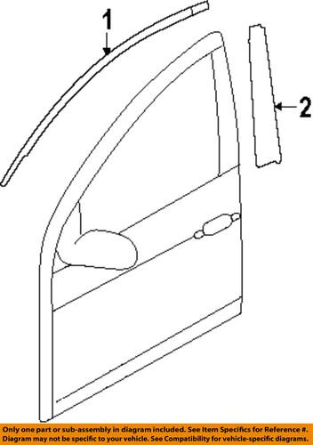 Hyundai oem 863622h000 front door-tape