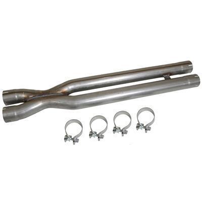 Summit racing crossover pipe x-pipe stainless steel 2.5 n. dia chevy 6.2l kit