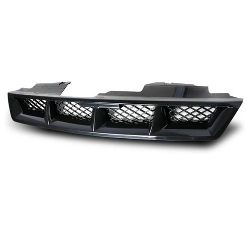 1994-1997 honda accord mug ver. 2 style front hood grill black