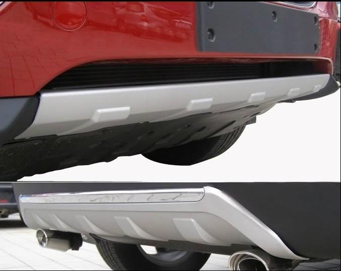 Front&rear bumper for hyundai ix35 2010 2011 2012 front +tailgate protector pu 