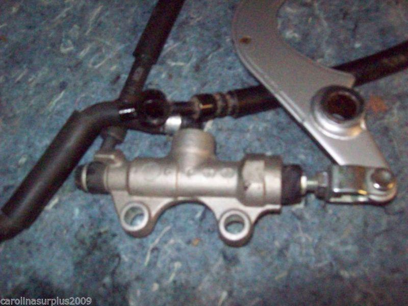 Kawasaki klr 650 rear master cylinder, reservoir, brake lever, with hose