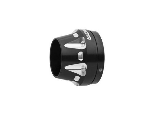 Freedom performance american outlaw black/chrome end cap  ac00073