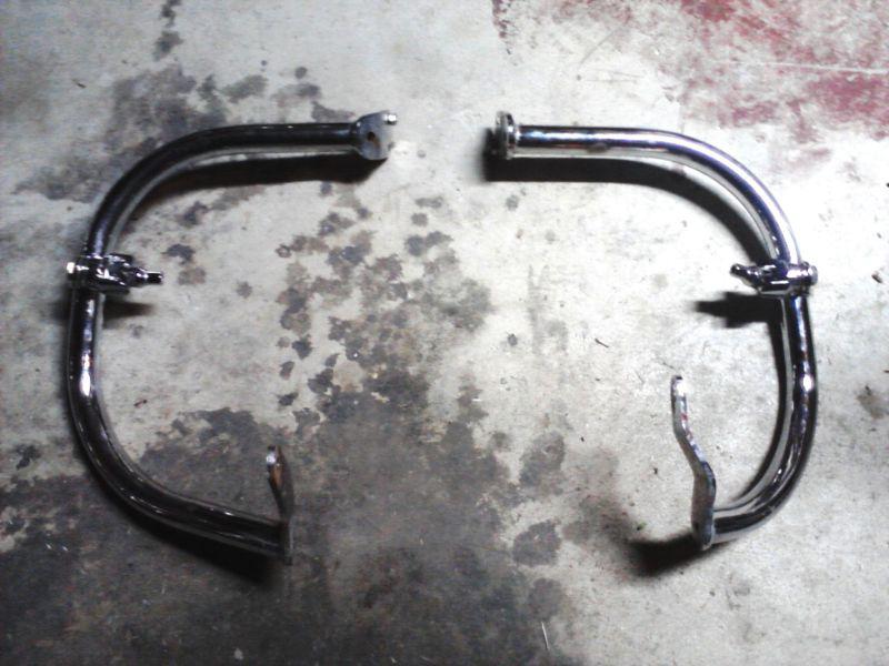 Honda shadow vt1100c cobra chrome freeway crash highway bar cage  