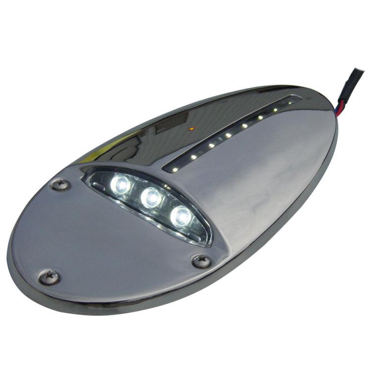 Innovative lighting led surface mount docking light - chrome 585-0200-7