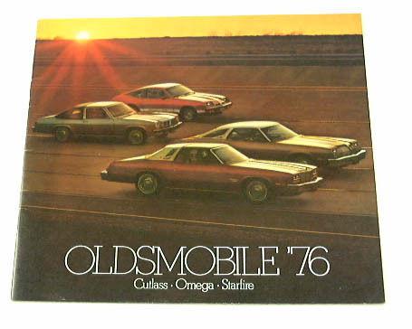 1976 76 oldsmobile brochure omega starfire cutlass