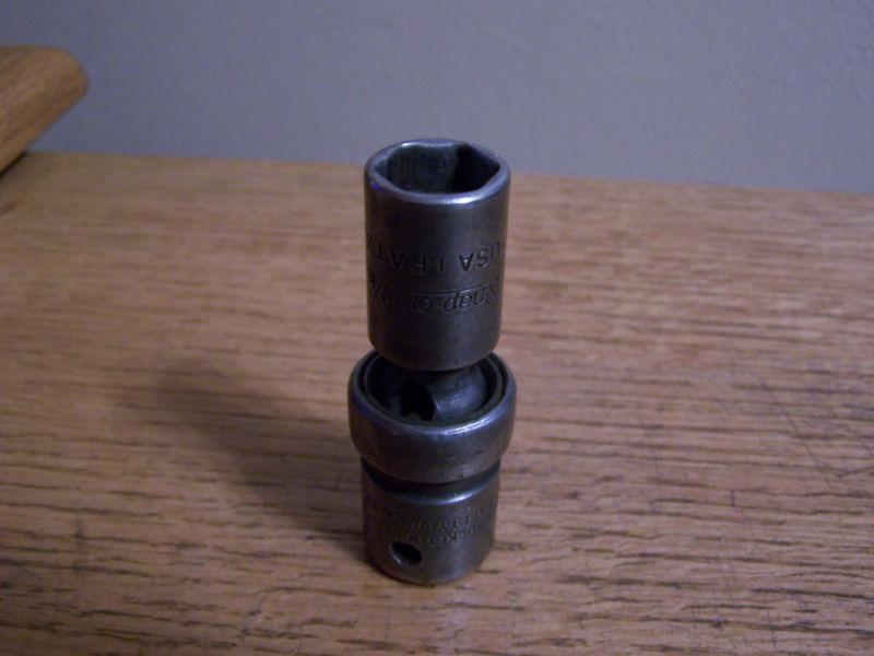 Snap-on tools 1/2" drive 9/16" universal swivel impact  socket  #ipl18a