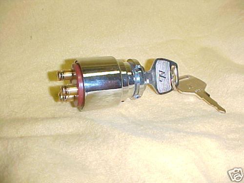 Harley,sportster,new chrome ignition switch & 2 keys