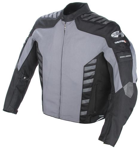 New joe rocket airborne jacket, gunmetal/black, med/md