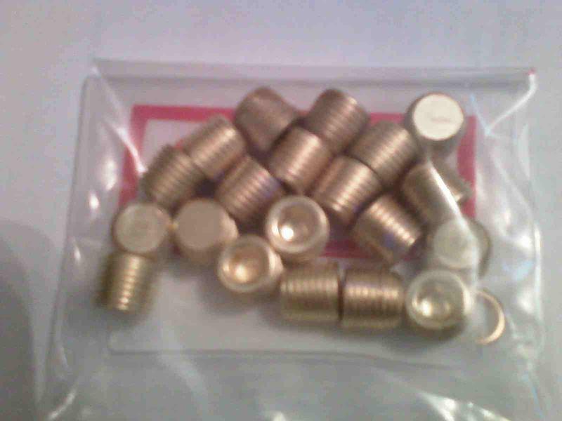 New (20 pack) 1/4" npt brass internal allen hex pipe plug marine hemi nitrous