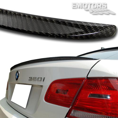 Real carbon fiber bmw e92 3-series 2d coupe m3 type rear trunk spoiler wing 11 Ω