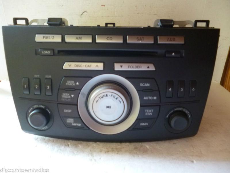 10-11 mazda 3 radio cd mp3 player bbm266ar0a *