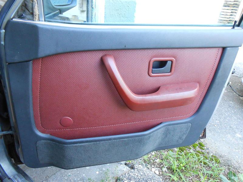 Bmw 535is 528e 535i e28 red gray door panels