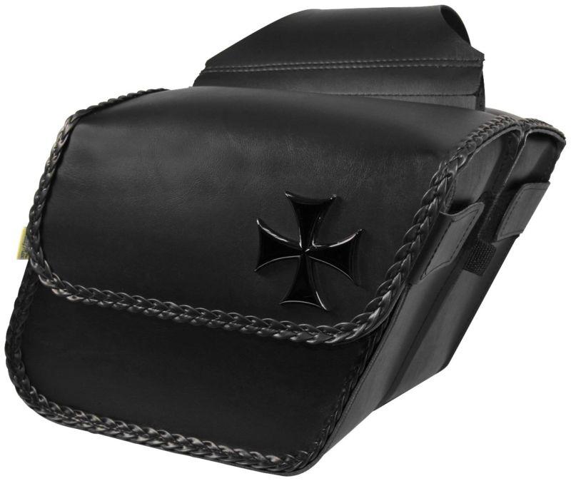 Willie & max maltese cross standard saddlebags