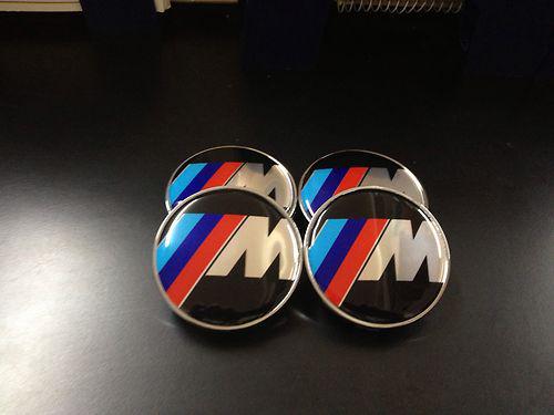 4pcs bmw ///m powewheel center cap 68mm emblem badge e36 e38 e39 e46 m3 m5 