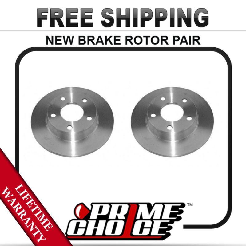 Pair (2) new rear brake disc rotors with lifetime warranty