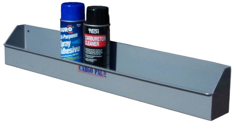 Cargopal cp201a powdercoat grey aerosol rack holder for race trailers, etc