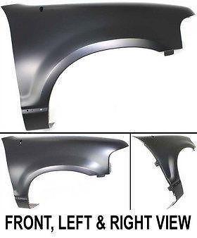 Natural new fender right hand front aluminum rh passenger side fo1241217c