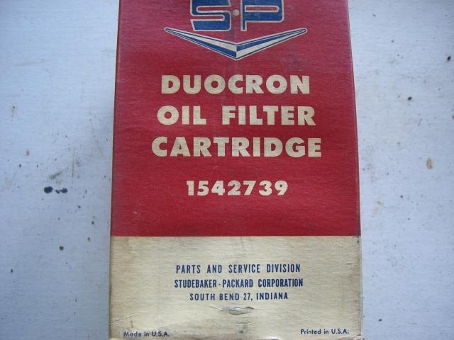 Nos  1542739 studebaker engine oil filter