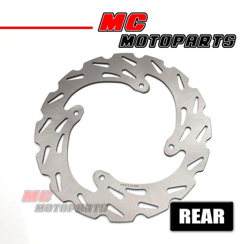 Rear solid mx brake disc rotor for honda crf250r crf450x supermotard(hm) 04-08