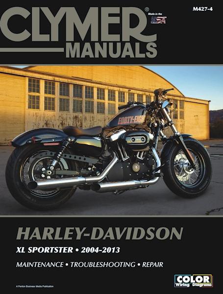 Harley-davidson sportster xl883, xl1200 repair manual 2004-2013