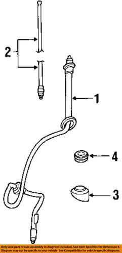 Chrysler oem 4671602ad antenna-adapter