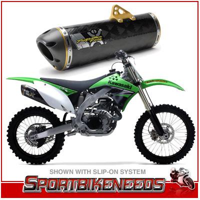 09-10 kawasaki kx450f 450f s/o two brothers exhaust cf