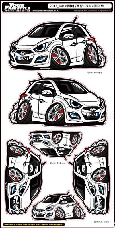 Imotorroom new hyundai elantra (i30) decal