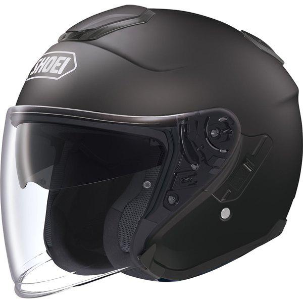 Matte black l shoei j-cruise open face helmet