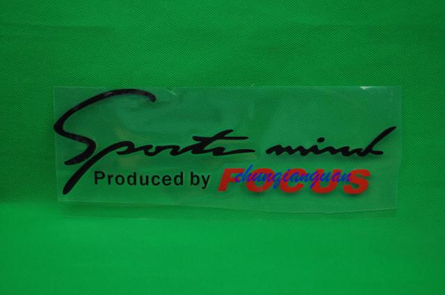 Focus zdm stickers car light eyebrows paste car headlights sticker black