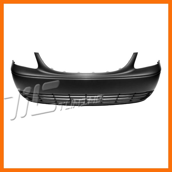 01-04 town country van front bumper cover ch1000320 wo fog hole primered capa