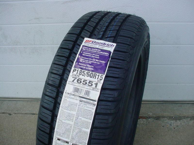 2 new  p 185 60 r 15 bfgoodrich traction t/a 84t brand new tire tires