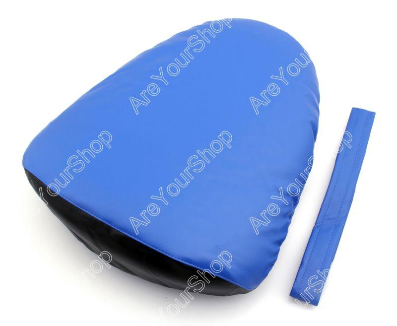 Rear pu leather seat cowl cover pillon suzuki gsxr1000 2007-2008 k7 blue